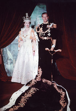 Queen Elizabeth and Prince Phillip, Coronation Portrait