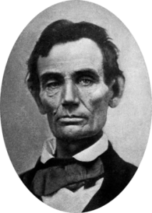 Abraham Lincoln, 1858