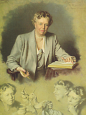 Official White House Portrait of Eleanor Roosevelt